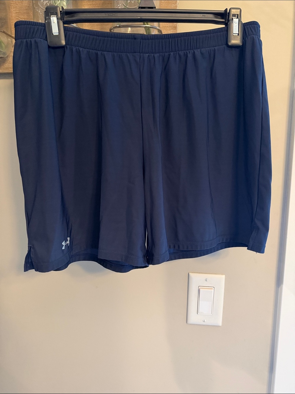 Under Armour Navy Blue Women's Athletic Shorts